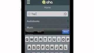 How to use Aha Radio