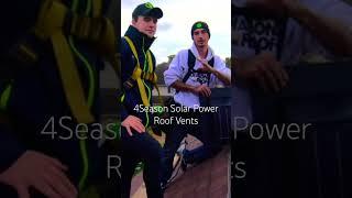 4Season Solar Power Roof Vents - GoGreen #solar