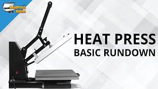Heat Press Basic Rundown