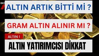 Altın Artık Bitti mi ? Gram Altın Alınır mı ? gümüş, Dolar Yorumları