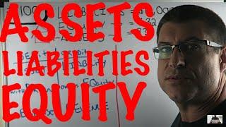 ASSETS = LIABILITIES + EQUITY / THE BASIC ACCOUNTING EQUATION / ACCOUNTING FOR BEGINNERS #100