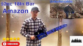 Testing Cheapest Chainsaw On Amazon. 99$ (Shocking Results) BILT HARD