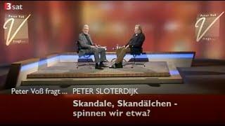 Peter Voß fragt... Peter Sloterdijk. Skandale, Skandälchen - spinnen wir etwa? (3sat, 2013)