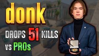 donk gets 51 kills vs PROs in FACEIT level 10! donk POV with COMMs (Dust 2)