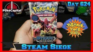 Pokemon Pack Daily XY STEAM SIEGE Booster Opening Day 624 - Featuring ThePokeCapital