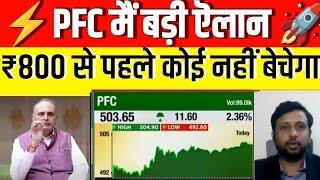 PFC SHARE LATEST NEWS | Power Finance Corporation stock target tomorrow | pfc share analysis