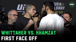 Robert Whittaker vs. Khamzat Chimaev Face Off | UFC 308