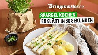 Weißen Spargel kochen - erklärt in 30 Sekunden!