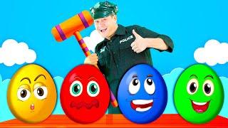 Surprise Eggs Kids Songs | 5 Color Eggs | + More Kids Songs And Nursery Rhymes | DoReMi