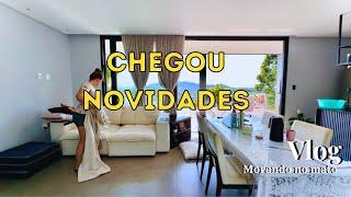 Chegou novidades. Vlog rotina de casa. Marido chegou de viagem.