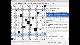 Cuckoo Crossword by Trip Payne (Fireball #14, 4/1/20)