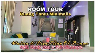 ROOM TOUR RUANG TAMU MINIMALIS | RUMAH PEDESAAN  | NUANSA HIJAU BUAT ADEM @ricaramayani