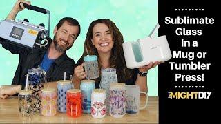 How to Sublimate Glass in the Cricut Mug Press & PYD Life Tumbler Press