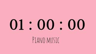 Hẹn giờ 1 tiếng tập trung & học tập với Piano | Pomodoro 1 Hours Study & Focus Timer with Piano