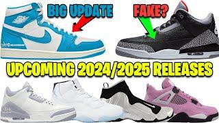 BIG UPDATES: AIR JORDAN 1 UNC REIMAGINED, JORDAN 3 BLACK CEMENT + SAIL, 2025 NIKE RELEASES + MORE