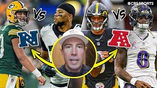 Matt Ryan previews NFL Wild Card Matchups (Packers vs Eagles, Steelers vs Ravens + MORE)