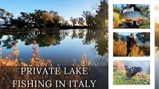 ITALIAN Lake Fishing in Winter ️ Carp and Trout Fishing in Freezing Temperatures in Pisa, Italy