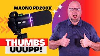 The Maono PD200X USB / XLR Dynamic mic is worth it!