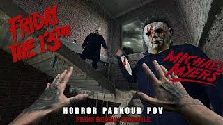 MICHAEL MYERS & JASON VOORHEES vs PARKOUR IN REAL LIFE || FULL 30MINUTES ( Horror POV film )