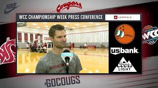 WSU MBB: David Riley Credit Union 1 WCC Championship Week Press Conference | 3/4/25