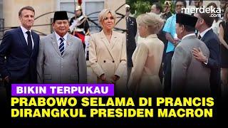 [Full] Prabowo di Prancis, Bikin Pengusaha Besar Terpukau Hingga Dirangkul Presiden Macron