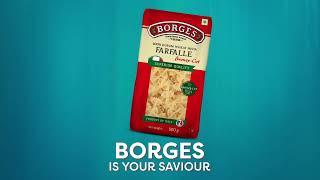 Made from 100% Durum Wheat Semolina | Authentic Cholesterol-free Pasta | Borges India