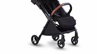 Silver Cross Jet Black Travel Stroller. It is a Lightweight and Cabin Approved Pushchair