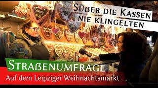 Geht's noch? - Straßenumfrage mit Katrin Huß auf dem Leipziger Weihnachtsmarkt