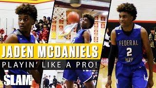 Jaden McDaniels is Playin' like a Pro Out Here! 