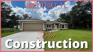 North Port Florida New Construction House | 3 Bedrooms | 2 Bathrooms | 1670 SF | Offered at $399,900