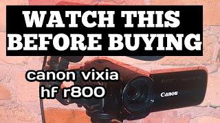 Canon Vixia HF R800 black HD camcorder: 5 things you need to know before buying.