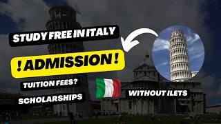 University of Pisa Italy Application Form Process Intake 2025 | Study free in Italy | Apply Now