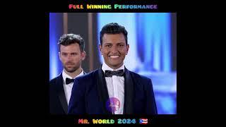 LK: Full Winning Performance of Danny Mejia from Puerto Rico, Mr. World 2024 Winner!