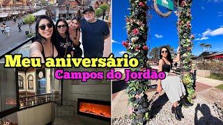 Meu aniversário em Campos do Jordão