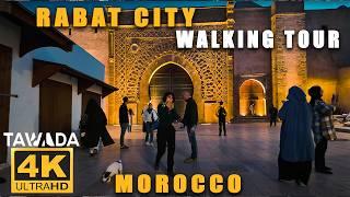 RABAT City 4K UHD Walking Tour, Morocco 