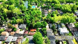 4K Drone footage of South Downtown Sacramento.