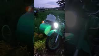 Работа мотоцикла Урал на пекар э68у.Без настройки!!!