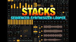 STACKS - Synth - Sequencer - Looper - Setting Up & Getting Started - iPad Tutorial