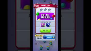 Babul shooter game play Level 1343|| 1st time Jcd gaming world fell to complete the mission