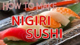 How to Make Nigiri Sushi 【Sushi Chef Eye View】