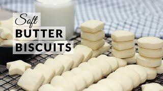 Soft Butter Biscuits | Eggless Biscuit Recipe | Melt in Your Mouth Biscuits | Simple & Easy Recipe