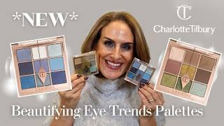 *NEW* Charlotte Tilbury Beautifying Eye Trends Palettes Swatched - are they worth £49?