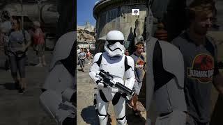 Storm Troopers at Star Wars Galaxy Edge #shorts  #shortsvideo #travel #fun #cosplay