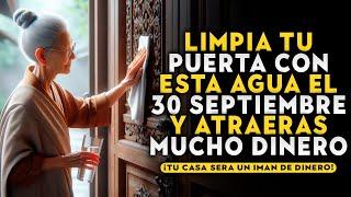 Limpia tu Puerta con ESTA AGUA el 30 de Septiembre y ATRAE MUCHO DINERO | Enseñanzas Budistas