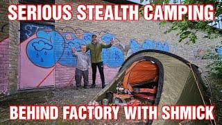 STEALTH CAMPING BEHIND MEDICAL GOODS FACTORY WITH LITTLE MICK