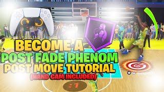 POST FADE TUTORIAL WITH HANDCAM! BEST POST FADE & HOP SHOT! POST MOVES TUTORIAL 2K24