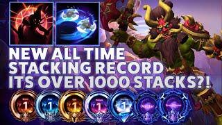 Zuljin Tazdingo - NEW ALL TIME STACKING RECORD ITS OVER 1000 STACKS?! - Bronze 2 Grandmaster S2 2023