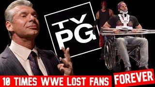 10 Times WWE Lost Fans FOREVER