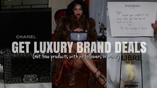 How To Get Free Clothes,Pr Packages & Brand Collabs as an Influencer| How I Get Free Chanel Bags