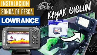 Instalar sonda de pesca en kayak ¡Cómo pongo un sonar en kayak!